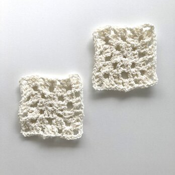 モチーフ　しかく（ホワイト）