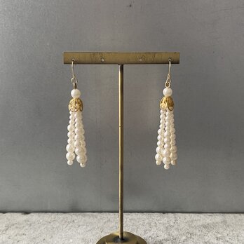 Vintage USA retro pearl tassel pierce