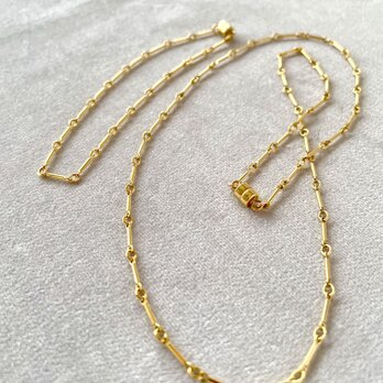 光をリレーする ✧ 14kgf バーチェーン 4way ネックレス＆ブレスレットセット｜マグネットクラスプ仕様