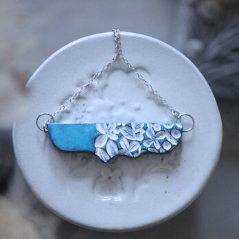 : : : 陶土の草花ネックレス : : : 1437