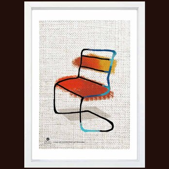 捨てられないイス　送料無料 　イイネたのしいポスター　イラスト　ポスター　アートポスター　アート/sei検索新着順　4023