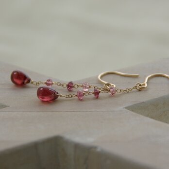 【K14GF】フランボワーズピアス