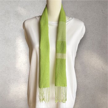 【手織り】綿糸のミニストール