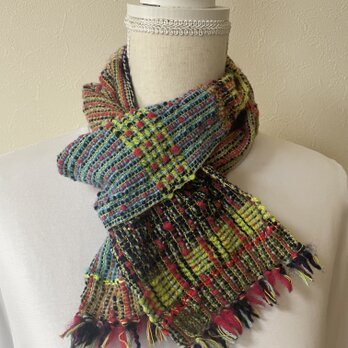 凸凹なミニマフラー