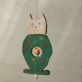 どっちどっち ミミズクネコ ｜ オーナメント