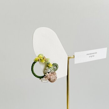 garden ーｶﾞｰﾃﾞﾝー ／桜／大人なｲﾔｰｱｸｾｻﾘｰ／SUS316L／ｸﾞﾘｰﾝ緑系e005c