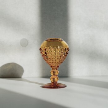 【Viking Glass】アメリカ製/ヴィンテージ/ガラス花瓶/一輪挿し