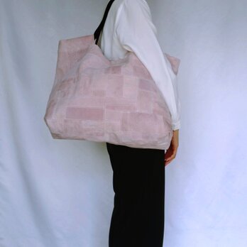 ☆一点物☆ ピッグスエードのビッグトート ライトピンク