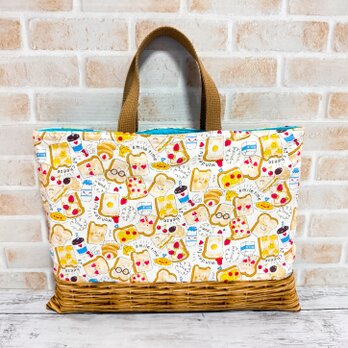 レッスンバッグ(裏キルト)　【smile食パン】