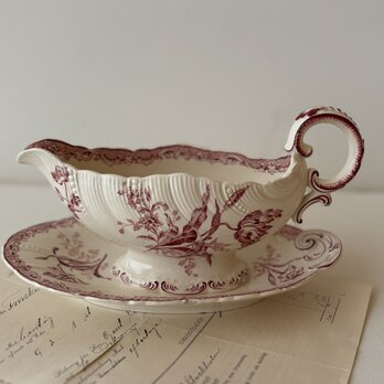 【1点のみ】Sarreguemines　fontages  サルグミンヌ フォンタンジュ パールレリーフのソーシエール