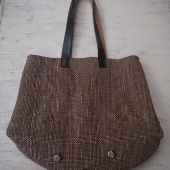 裂き織りバッグ BR