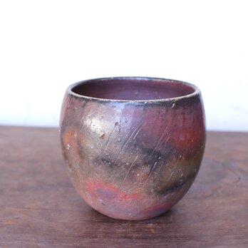 備前焼 フリーカップ(中)・サンギリ特選　f1-093