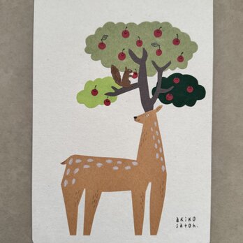 「小さな住人」切り紙原画作品