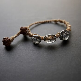 日本の麻&ﾌﾞﾗｯｸﾙﾁﾙのﾌﾞﾚｽﾚｯﾄ