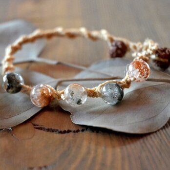 日本の麻&ｶﾞｰﾃﾞﾝｸｫｰﾂのﾌﾞﾚｽﾚｯﾄ