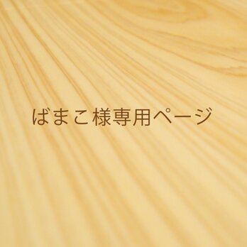 ばまこ 様専用ページ