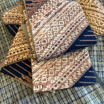 唯屋オリジナルインドネシアバティック半幅帯