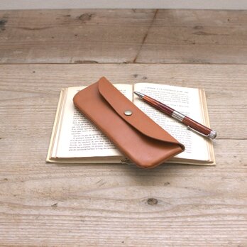 大人なペンケースＬ（キャメル）