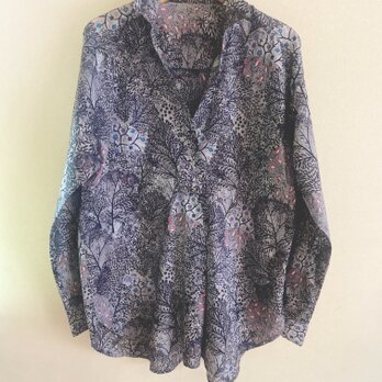 Liberty David Joe シンプル　ドロップショルダー・ブラウス (大人)