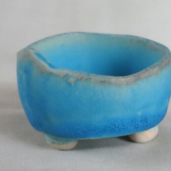 T4トルコ青釉　植物用小鉢