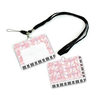 IDケース/IDカードホルダー/パスケース【奏（Kanade）（桜）】（名入れ可）