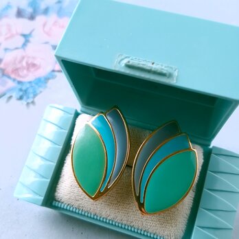 《Avon》 “paradise colors” paradise blues エイボン ヴィンテージイヤリング