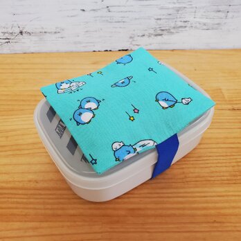 お弁当に！保冷剤ケース付きお弁当箱ゴムバンド ランチベルト  ペンギン