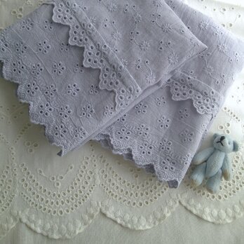 刺繍cotton×PailPurple 小さなMultiCloth