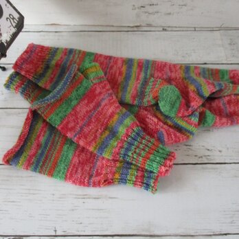 　冷え取りソックス ショートタイプ＆ハンドウォーマー　Opal Hundertwasser 4051