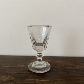 フランスアンティーク　トロンプルイユ　リキュールグラス　