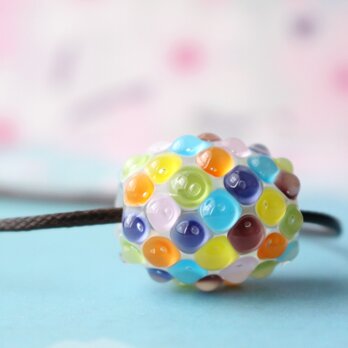 とんぼ玉BUBBLE（ガラス玉）