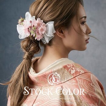 成人式 振袖 髪飾り 桜 リボン 金箔 水引 卒業式 袴 白無垢 和装 和モダン 結婚式 ウェディング