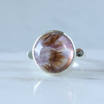 Goethite in Amethyst ゲーサイトインアメシスト リング