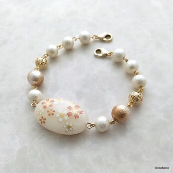 【訳アリお値引き】桜オーバルの羽織紐Ⅲ