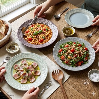 【大特価】【新品】【特価】 美濃焼　レース柄 リム ケーキ皿 3枚セット 17cm サイズ：約 直径17cm×高さ2cm