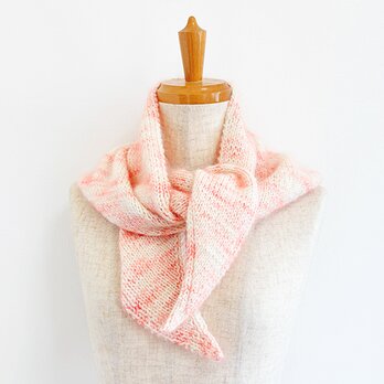 TRIANGLE MUFFLER/CAMPARI MILK(トライアングルマフラー/カンパリミルク)