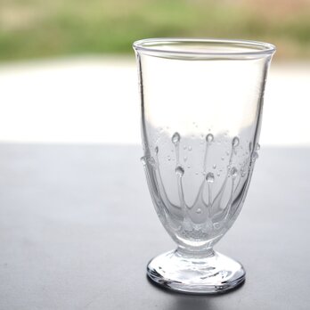 雫のグラス（泡アワ)