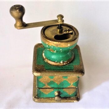 Florentine コーヒーミル フィレンツェ　伝統工芸　緑　イタリア