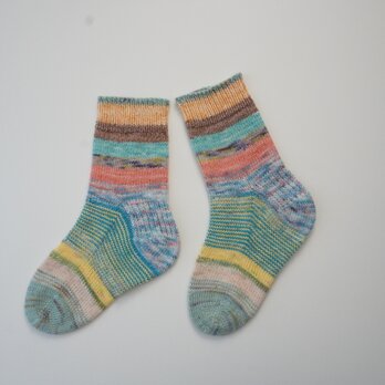 手編みの靴下　No.481