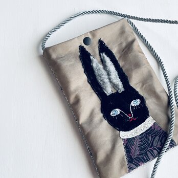 黒うさぎポシェットミニ