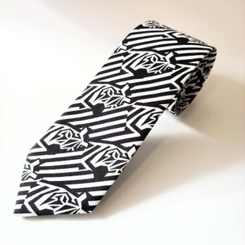 シマウマ柄ネクタイ