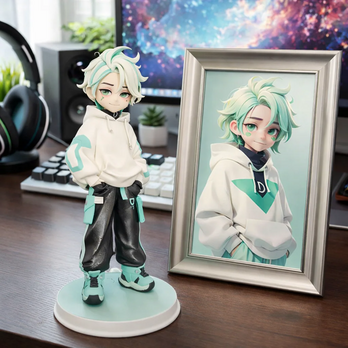 キャラクターフィギュア制作｜あなたのデザインを3Dに｜オーダーメイド