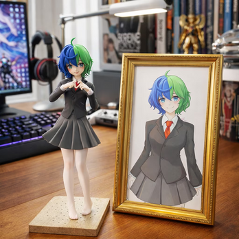 オリキャラフィギュア｜デフォルメ/等身OK｜デザインから立体制作