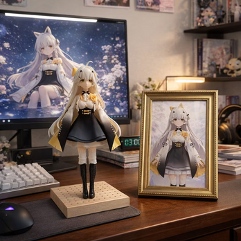 設定画から作るキャラクターフィギュア｜ポーズ・衣装指定OK｜オーダー