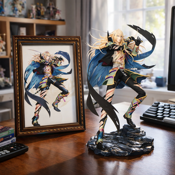 写真から作るキャラクター風フィギュア｜オリジナルデザインにも対応