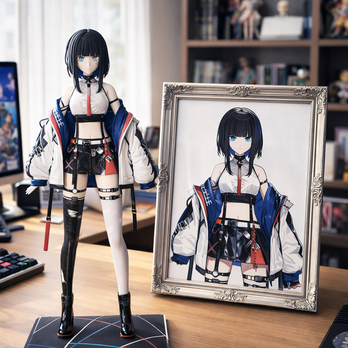 キャラクターフィギュアオーダー｜衣装・武器など設定再現｜デザイン対応