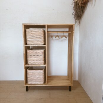 ha39. 入学準備　ナチュラルウッド ランドセル収納ラック　学用品まとめて収納　ランドセルラック　