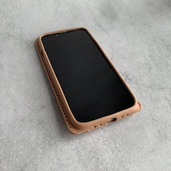 iPhone16e/iPhone17e 手縫い本革のカバー  栃木レザー【名入れ無料・選べる革とステッチ】