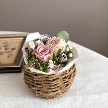 ころんとしたナチュラルアレンジ