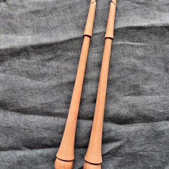 紡ぎ独楽・阿呍(２本セット) 染井吉野